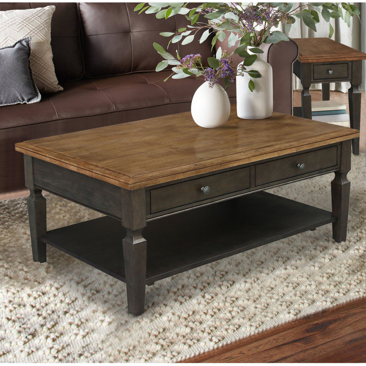 Wayfair dark deals wood coffee table